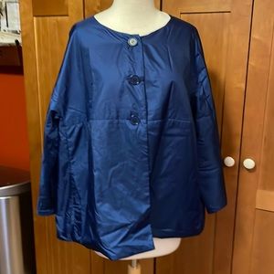 Aspesi thermal waterproof jacket. Blue. Medium